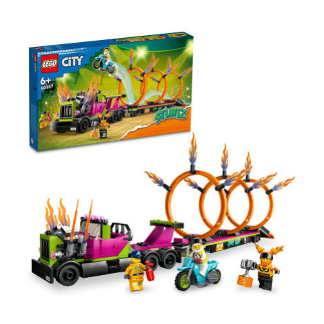 LEGO® City 60357 Tahač s ohnivými kruhy