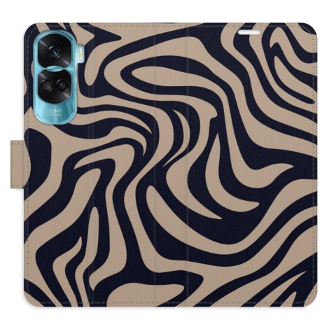 iSaprio Flip pouzdro Zebra Black 02 pro Honor 90 Lite 5G