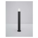 NOVA LUCE venkovní sloupkové svítidlo NOTEN LED černý hliník čirý a bílý akryl 8W 3000K 220-240V