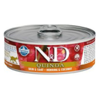 N&d Cat Quinoa Adult Herring & Coconut 80g