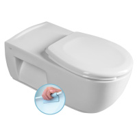 Sapho HANDICAP závěsná WC mísa prodloužená, Rimless, 37x70 cm, bílá