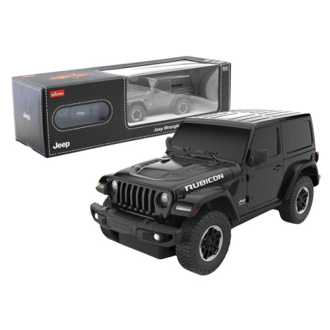 mamido Terénní autíčko JEEP Wrangler JL Rubicon na dálkové ovládání RC 1:24 černé