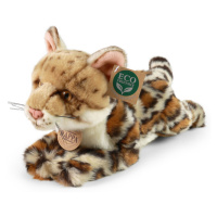 RAPPA - Plyšový ocelot ležící 25 cm ECO-FRIENDLY