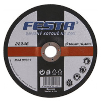 FESTA 22246 180mm kotouč brusný na kov (6,4 mm)