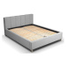 Čalouněná postel Valentina 180x200, šedá, včetně roštu