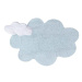 Přírodní koberec, ručně tkaný Puffy Dream 110 × 170 mrak cm