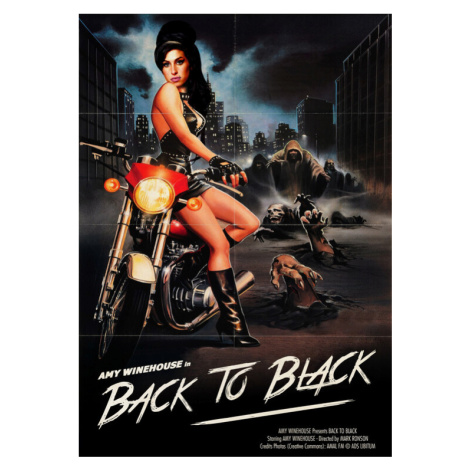 Plakát, Obraz - Ads Libitum - Back to black, (40 x 60 cm)