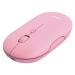 Trust Puck Wireless BT Silent Mouse, růžová