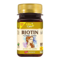 VITAHARMONY Biotin 300 µg + Selen + Zinek 87 tablet