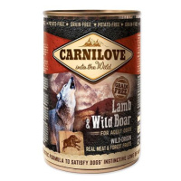 Konzerva CARNILOVE Dog Wild Meat Lamb & Wild Boar 400 g