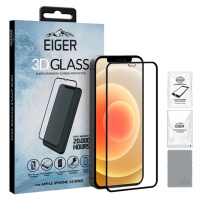 Ochranné sklo Eiger 3D GLASS Full Screen Protector for Apple iPhone 12 Mini in Clear/Black (EGSP