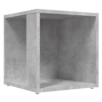 Shumee Odkládací stolek betonově šedý 33 × 33 × 34,5 cm dřevotříska