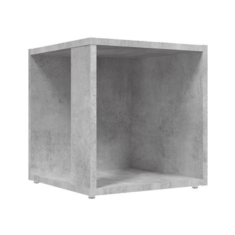 Shumee Odkládací stolek betonově šedý 33 × 33 × 34,5 cm dřevotříska