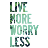 Ilustrace Live more worry less, Finlay & Noa, 30 × 40 cm