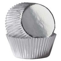 PME cukrářské košíčky s fólií - stříbrné - 30ks
