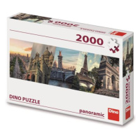 Dino PAŘÍŽ KOLÁŽ 2000 panoramic Puzzle