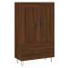 vidaXL Skříň highboard hnědý dub 69,5 x 31 x 115 cm kompozitní dřevo