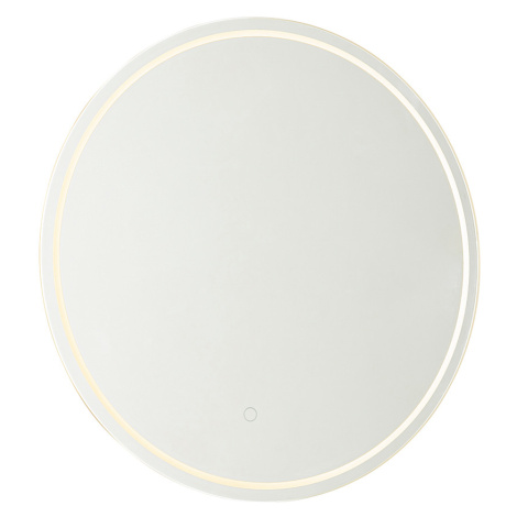 Moderní koupelnové zrcadlo 60 cm včetně LED a dotykového stmívače - Sebas QAZQA