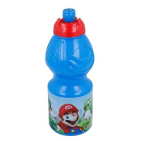 Dětská plastová sportovní láhev Super Mario 400ml