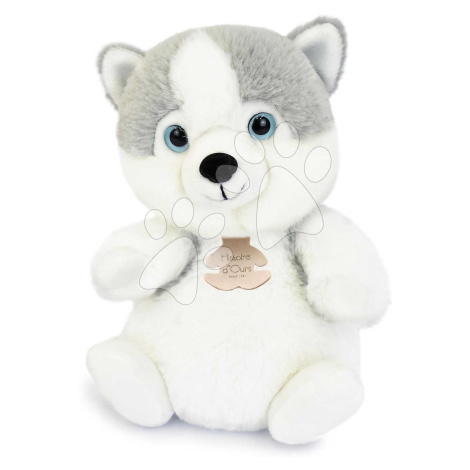 Plyšový pejsek Husky The Little Companions Histoire d’ Ours bílý 20 cm od 0 měsíců