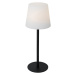 Sada 2 černých dobíjecích stolních lamp 40 cm IP54 - Jude