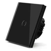 iQtech Millennium, WiFi 1x NoN vypínač Smartlife, černý