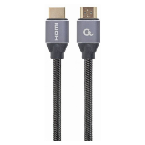 Gembird CABLEXPERT kabel HDMI 2.0, 2m, opletený, černá - CCBP-HDMI-2M