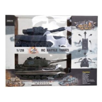 RC Tank  2ks  dobíjecí pack tanková bitva se zvukem a světlem