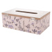 Dřevěný box na kapesníky Pinkie růžová, 24 x 9 x 14 cm