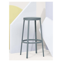 INFINITI - Barová židle ROUND & ROUND s plastovým sedákem - vysoká