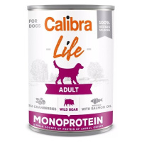 Calibra Life Calibra Dog Life Adult Wild boar konzerva divočák s brusinkami 400g