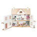 Dřevěný domeček pro panenku Humming Bird House Tender Leaf Toys exotický koloniální styl se 4 po