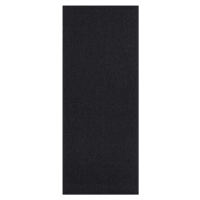 Černý koberec běhoun 250x80 cm Bono™ - Narma
