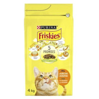 Friskies Cat s kuřetem a se zeleninou 4 kg
