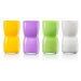 Crystalex barevné minivázičky Primavera 11 cm 4KS