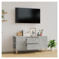 vidaXL TV skříňka betonově šedá 102x44,5x50 cm kompozitní dřevo