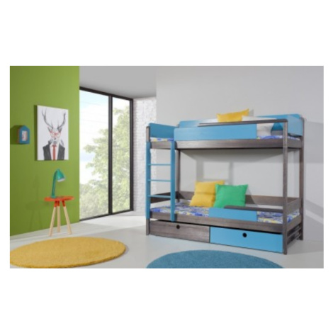 ArtBed Dětská patrová postel NATU II Provedení: Moření - Akryl