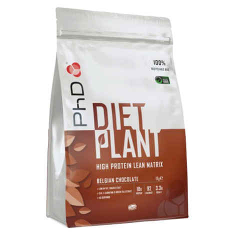 PhD Nutrition Diet Plant Protein 1000g - belgická čokoláda