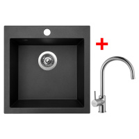 Sinks VIVA 455 Metalblack + Vitalia VIVA 455 Metalblack + Vitalia