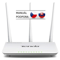 Tenda F3 (F303) WiFi N Router 802.11 b/g/n, 300 Mbps, 3x 5 dBi antény