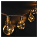 Solight LED dekorativní žárovky na přírodním provazu, 10x žárovka, 30LED, 180cm, časovač 3x AA 1
