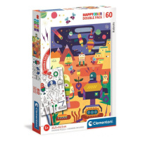 Clementoni - Puzzle 60 ks Happycolor Robot