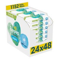 PAMPERS Ubrousky vlhčené Harmonie Aqua Plastic Free 24x48 ks