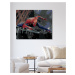 Malování podle čísel - SPIDERMAN V AKCI Rozměr: 40x50 cm, Rámování: vypnuté plátno na rám