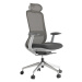 MERCURY Kancelářská židle BESSEL šedý plast, tmavě šedá