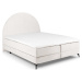 Béžová boxspring postel s úložným prostorem 160x200 cm Sunrise – Cosmopolitan Design