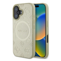 Guess GUHMP16SPSAPSMED iPhone 16 6.1 zlatá/gold hardcase Saffiano Peony Cl