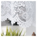 Dekorační oblouková krátká záclona na žabky KAROLINA 150 bílá 300x150 cm MyBestHome