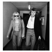 Umělecká fotografie Johnny Hallyday and Sylvie Vartan, (40 x 40 cm)