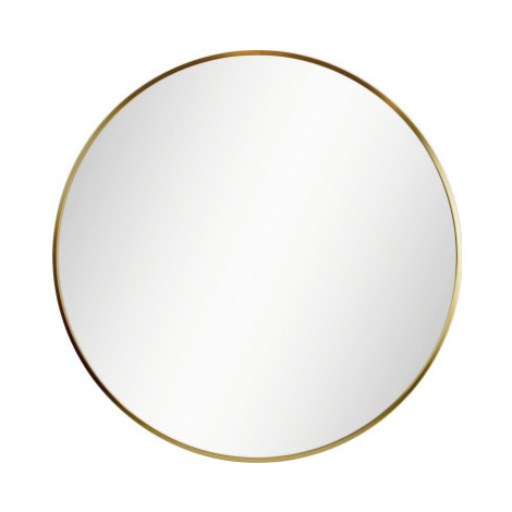 Nástěnné zrcadlo Josie 60 cm, zlaté kulaté Asko